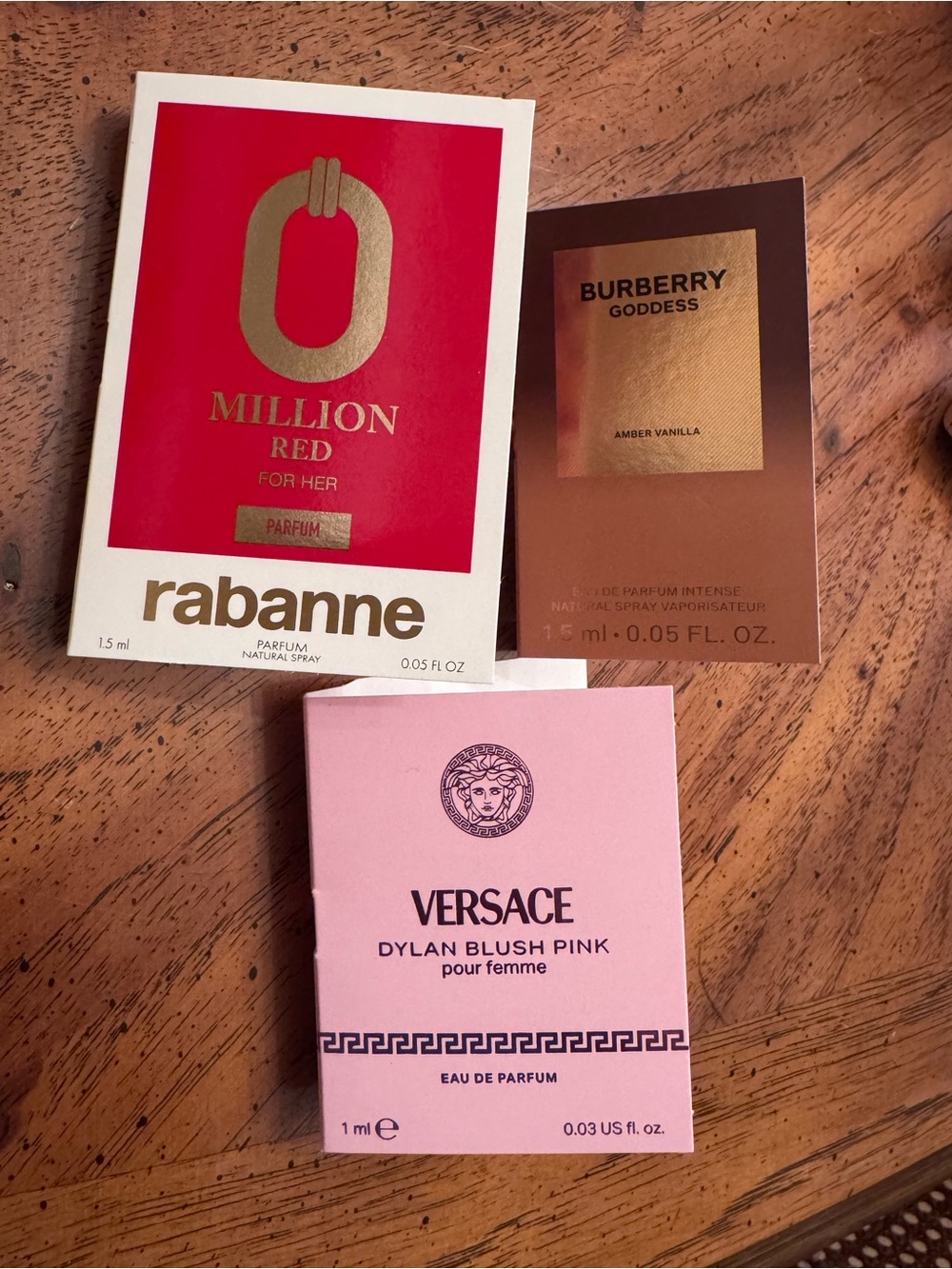 3 fragrance samples NWT
